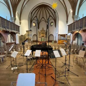 Kirchenkonzertaufbau