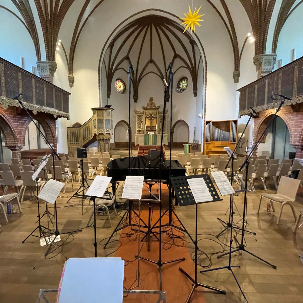 Kirchenkonzertaufbau